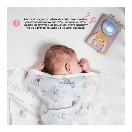 Μουσικό Παιχνίδι & Κουβερτάκι Taf Toys Bunny T-13305