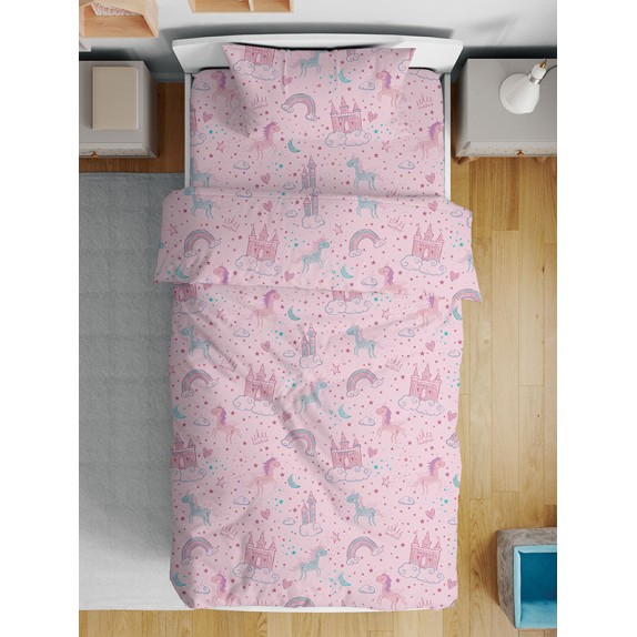 Σετ Σεντόνια Φανελένια Sunshine Home 36 Μονό 160x260