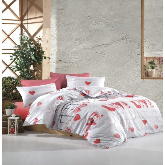 Σετ Σεντόνια King Size 4 Τεμαχίων Dimcol τεμ Έρως 302...