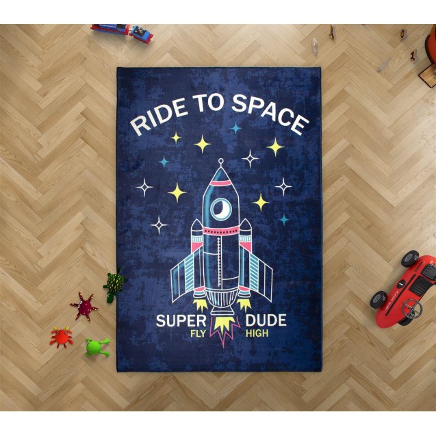 Παιδικό Χαλί Dimcol Spaceship 294 135X200 