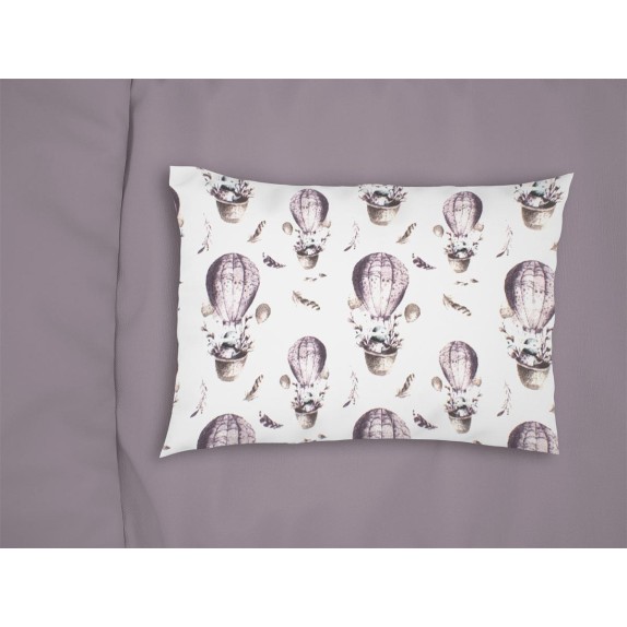 Παιδική Μαξιλαροθήκη Φανελένια Dimcol Hot Air Balloon 78...