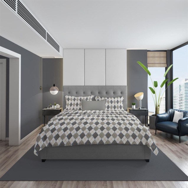 Σετ Σεντόνια Φανελένια Μονά 3 Τεμαχίων Dimcol...