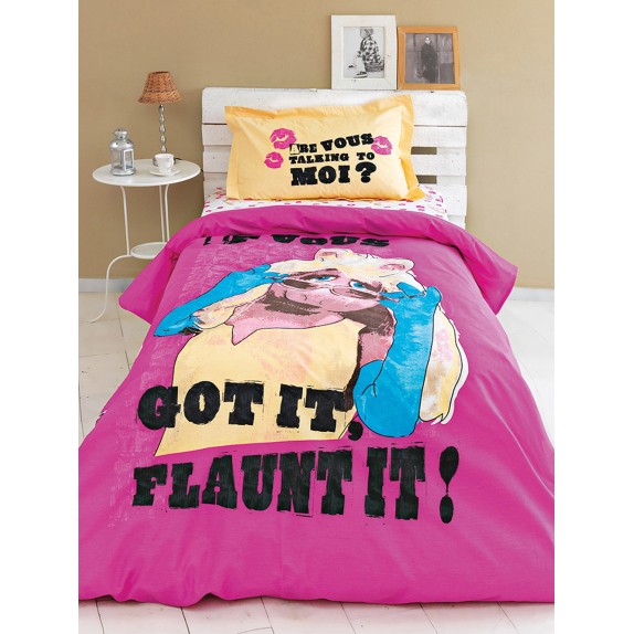 Σετ Παπλωματοθήκη Μονή Palamaiki Disney 170X250 Muppets