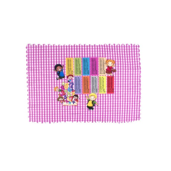 Σουπλά Φαγητού Dimcol Multiplication Table 27 35X50 Λιλά