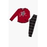 Πυτζάμα Παιδική Minerva Love your Self Κόκκινο 61884-018 Μέγεθος - No6