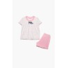 Πυτζάμα Βρεφική Καλοκαιρινή Minerva Mini Boss Ροζ-Σιέλ 61934-127 Μέγεθος - No4