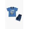 Πυτζάμα Βρεφική Καλοκαιρινή Minerva Resque Team Μπλε 61942-550 Μέγεθος - No2