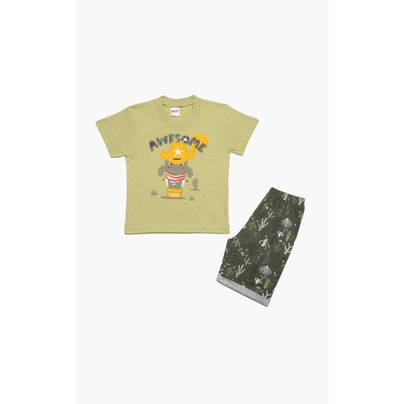 Πυτζάμα Βρεφική Καλοκαιρινή Minerva Awesome Βεραμάν...