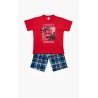 Πυτζάμα Παιδική Καλοκαιρινή Minerva Islands Κόκκινο 61947-118 Μέγεθος - No6