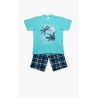 Πυτζάμα Παιδική Καλοκαιρινή Minerva Islands Τυρκουάζ 61947-153 Μέγεθος - No16