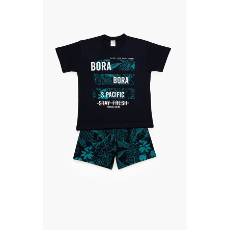 Πυτζάμα Παιδική Καλοκαιρινή Minerva Bora Bora Marine 61948-200 Μέγεθος - No6