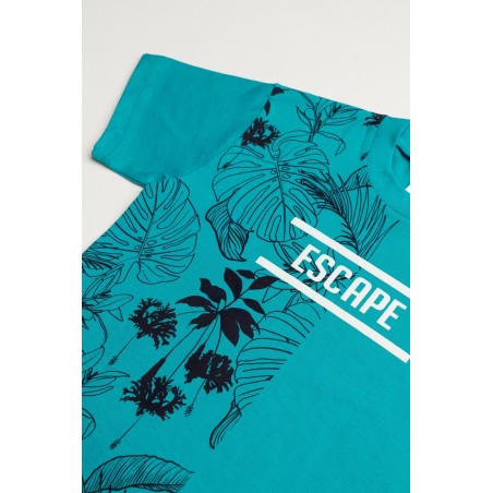 Πυτζάμα Παιδική Καλοκαιρινή Minerva Escape Πετρόλ 61949-779 Μέγεθος - No12