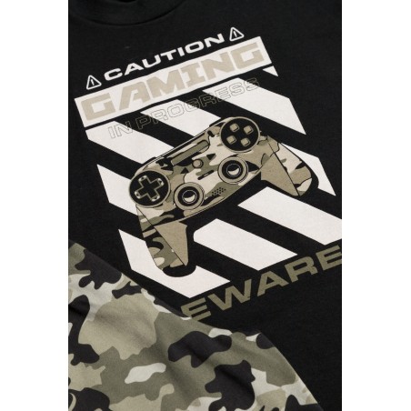 Πυτζάμα Παιδική Καλοκαιρινή Minerva Core Gaming Μαύρο 61951-045 Μέγεθος - No4