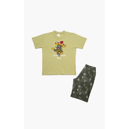 Πυτζάμα Παιδική Καλοκαιρινή Minerva Savage Garden Βεραμάν 61952-311 Μέγεθος - No6