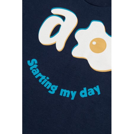 Πυτζάμα Παιδική Καλοκαιρινή Minerva Starting my Day Marine 61953-200 Μέγεθος - No8