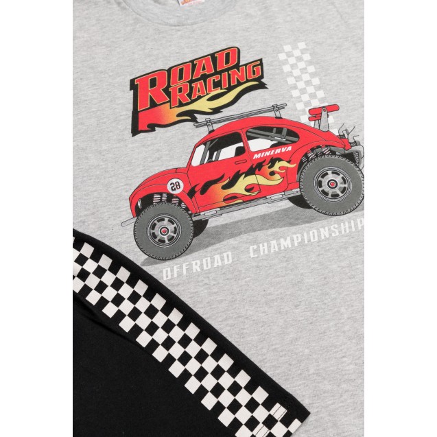 Πυτζάμα Παιδική Καλοκαιρινή Minerva Off Road...