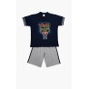 Πυτζάμα Παιδική Καλοκαιρινή Minerva Brake Rules Marine 61956-200 Μέγεθος - No10
