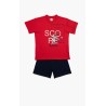 Πυτζάμα Παιδική Καλοκαιρινή Minerva Score Κόκκινο 61957-118 Μέγεθος - No12