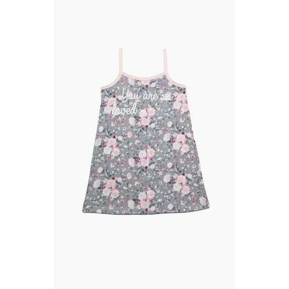 Νυχτικό Παιδικό Καλοκαιρινό Minerva Lovely Grey-Pink...