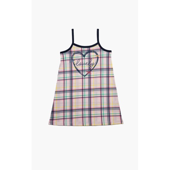 Νυχτικό Παιδικό Καλοκαιρινό Minerva Lovely Ροζ-Πράσινο...