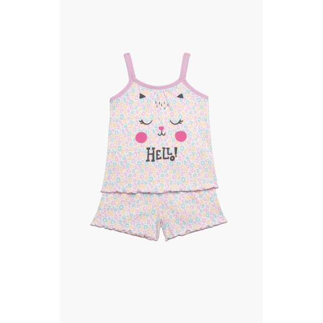 Πυτζάμα Παιδική Καλοκαιρινή Minerva Oh La La...