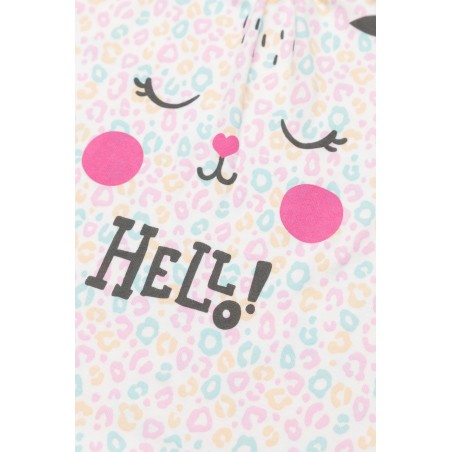 Πυτζάμα Παιδική Καλοκαιρινή Minerva Oh La La Ροζ-Σιέλ 61965-127 Μέγεθος - No14