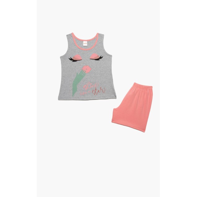 Πυτζάμα Παιδική Καλοκαιρινή Minerva Shine Star...