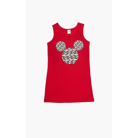 Νυχτικό Παιδικό Καλοκαιρινό Minerva Oh La La Κόκκινο 61973-118 Μέγεθος - No4