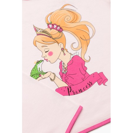 Πυτζάμα Παιδική Καλοκαιρινή Minerva Princess Ροζ 61974-157 Μέγεθος - No12