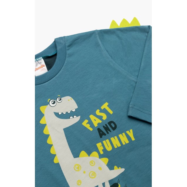 Πυτζάμα Βρεφική Χειμερινή Minerva Fast Dino...