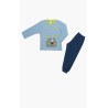 Πυτζάμα Βρεφική Χειμερινή Minerva Mr Teddy Γαλάζιο 62003-382 Μέγεθος - No3