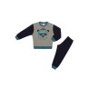 Πυτζάμα Βρεφική Χειμερινή Minerva Snow Adventure Grey/Navy Blue 62004-023 Μέγεθος - No2