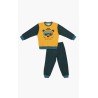 Πυτζάμα Βρεφική Χειμερινή Minerva Snow Adventure Yellow/Dark Petrol 62004-410 Μέγεθος - No4