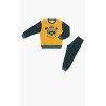 Πυτζάμα Βρεφική Χειμερινή Minerva Snow Adventure Yellow/Dark Petrol 62004-410 Μέγεθος - No4