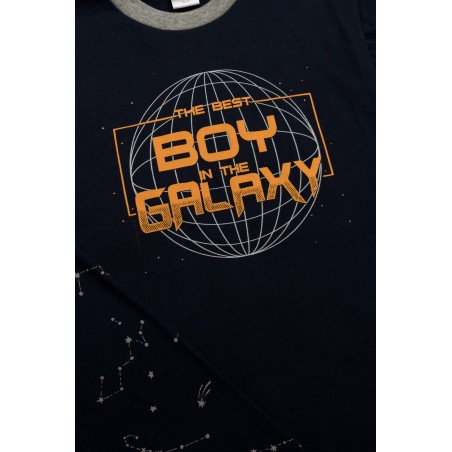 Πυτζάμα Παιδική Χειμερινή Minerva Boy Galaxy Marine 62055-100 Μέγεθος - No12