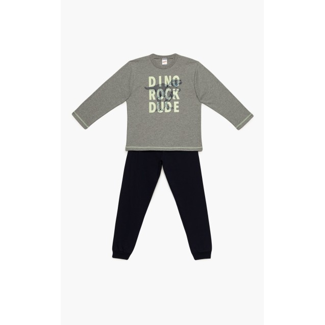 Πυτζάμα Παιδική Χειμερινή Minerva Dino Rock...