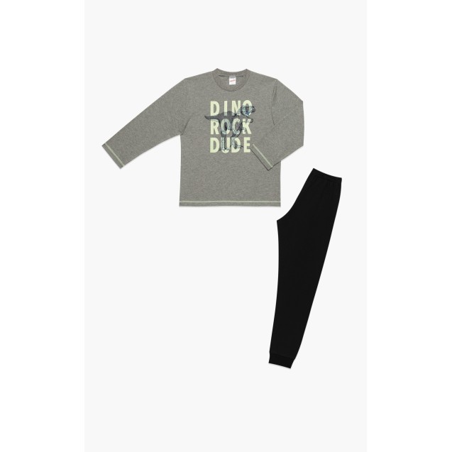 Πυτζάμα Παιδική Χειμερινή Minerva Dino Rock...