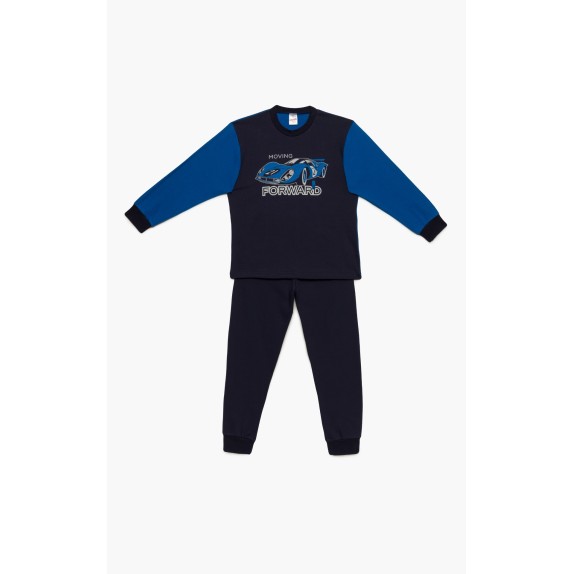 Πυτζάμα Παιδική Χειμερινή Minerva Forward Navy Blue/Blue...