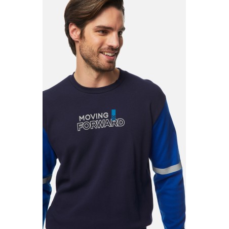 Πυτζάμα Ανδρική Χειμερινή Minerva Forward Marine/Blue Electric 71052-100 Μέγεθος - Large