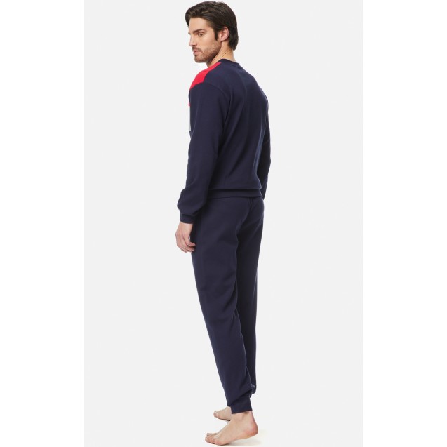 Πυτζάμα Ανδρική Χειμερινή Minerva Bull Τρίχρωμη...