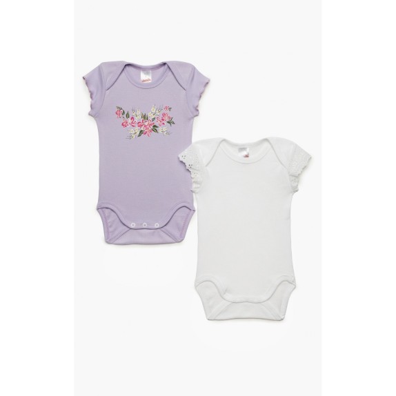 Σετ Βρεφικά Φορμάκια Κοντομάνικα 2 Τεμαχίων Minerva...