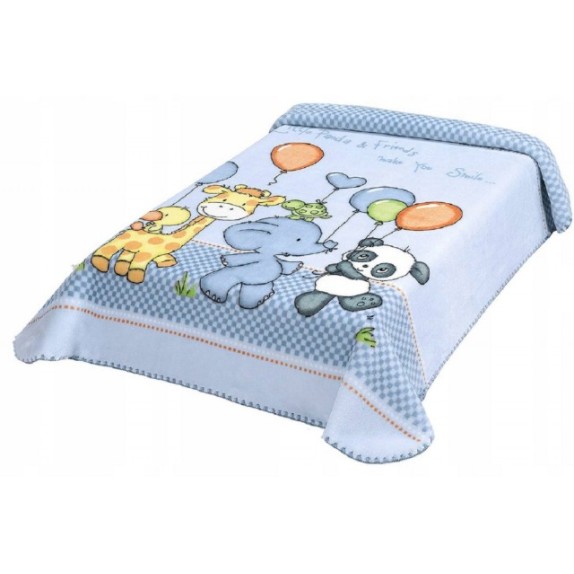 Κουβερτα Ισπανιας Αγκαλιας 80X110 Belpla Ster 636 Blue