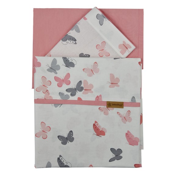 Σετ Σεντονια 3Τμχ Bebe Stars Chrysalis 201-185