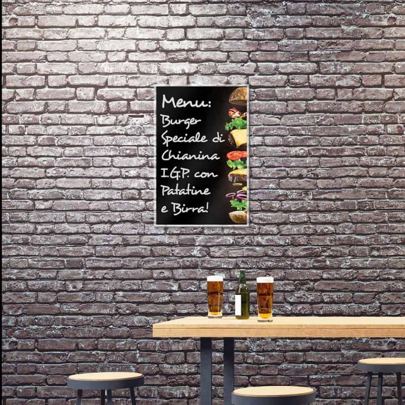 Mαυροπίνακας Ango Hamburger Plexi Fun L 71004