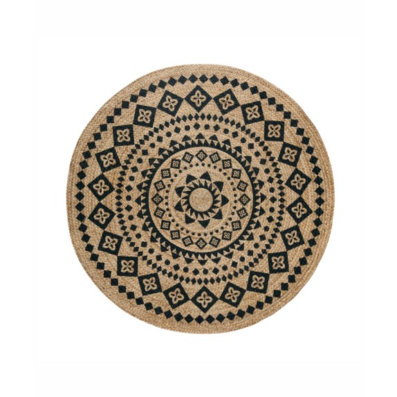 Χαλάκι Kentia Yute 241 Στρογγυλο Διαμ - 120Εκ -