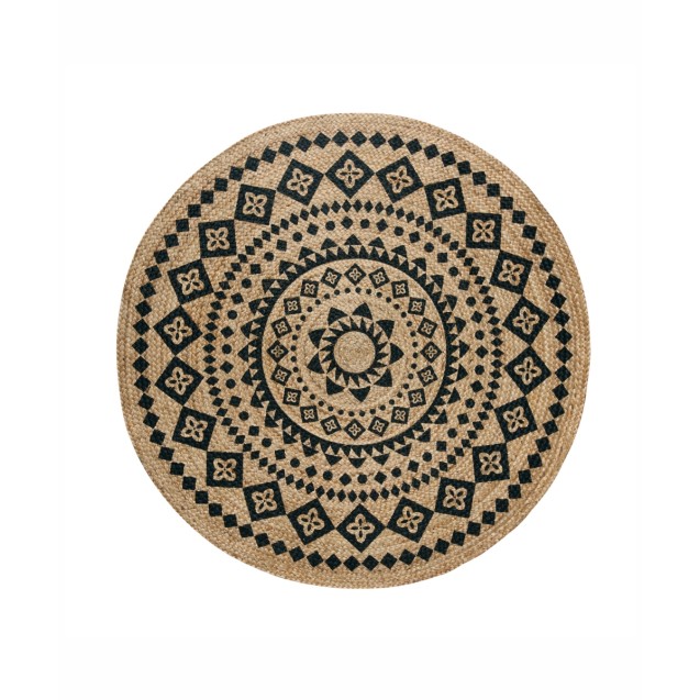 Χαλάκι Kentia Yute 241 Στρογγυλο Διαμ - 120Εκ -