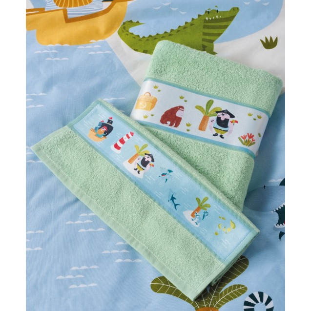 Σετ Πετσέτες 2 Τεμαχίων Kentia Barbarosa 