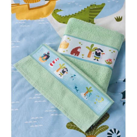 Σετ Πετσέτες 2 Τεμαχίων Kentia Barbarosa 