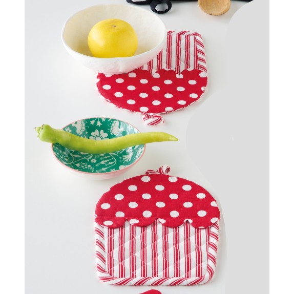 Σετ Πιάστρες Κουζίνας 2 Τεμαχίων Kentia Cupcake 