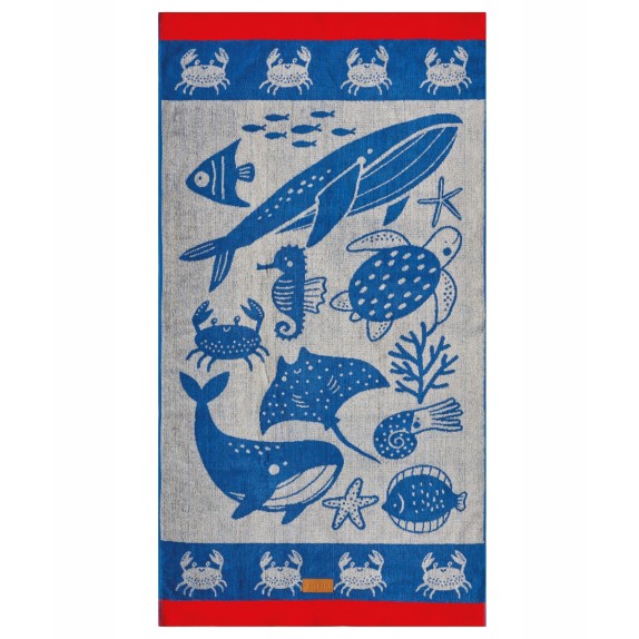 Παιδική Πετσέτα Θαλάσσης Kentia Kraken 70x140